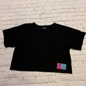 Vintage Champion Cropped Tee Size L